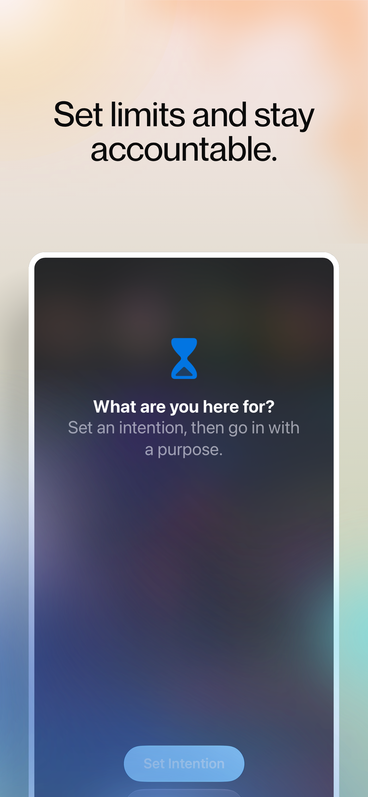 The Antirot shield covering Instagram, asking what you came for before the app opens.